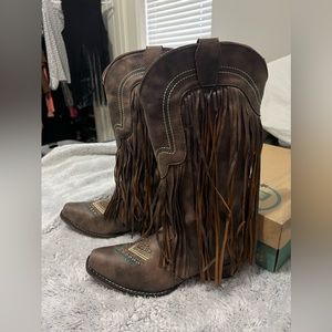 Roper Fringe Boots